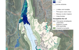Carte du risque de crue à Grand Lac Agglomération