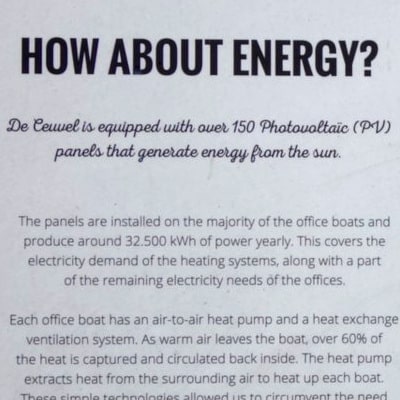 Panneau d'information "Et pour l'énergie ?"